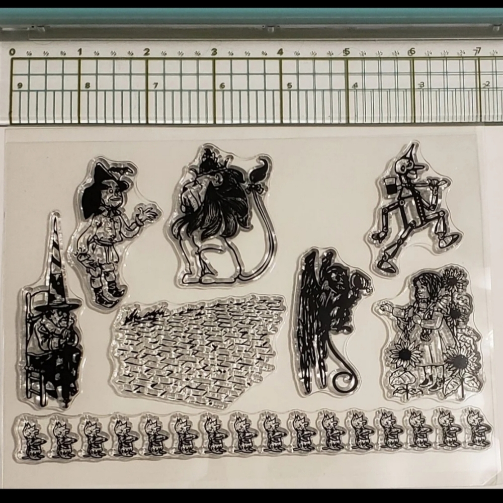 8 piece Wizard of Oz Stamps